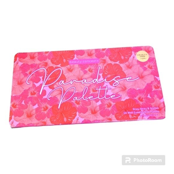 BEAUTY CONCEPTS PARADISE PALETTE 24 COLORS IN ROSY PINKS & NUDES- NWT - Picture 1 of 9